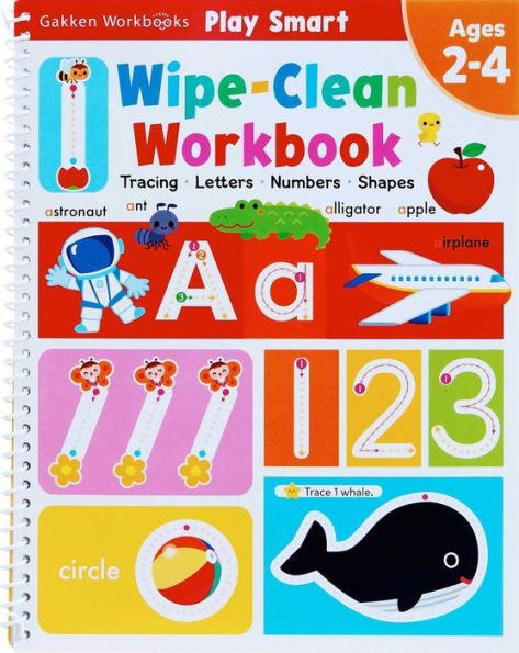 Play Smart Wipe-Clean Workbook Ages 2-4: Tracing, Letters