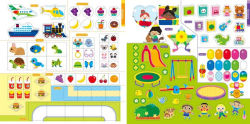 Alternative view 13 of Play Smart 500 Stickers Around Our Town: For Ages 2-4