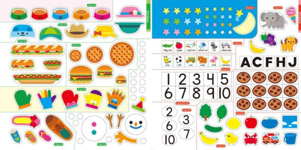 Play Smart 500 Stickers Around Our Town: For Ages 2-4