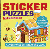 Free aduio book download STICKER PUZZLES; ADVENTURES IN TREASURELAND: Sticker by Number; 10 Puzzles with a Fun Exploration Story; For Kids Ages 4-8; Good for Fine Motor Skills and Number Recognition