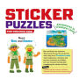 Alternative view 2 of STICKER PUZZLES; ADVENTURES IN TREASURELAND: For Creative Kids