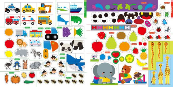 Play Smart 500 Stickers Our Favorite Things: For Ages 2-4