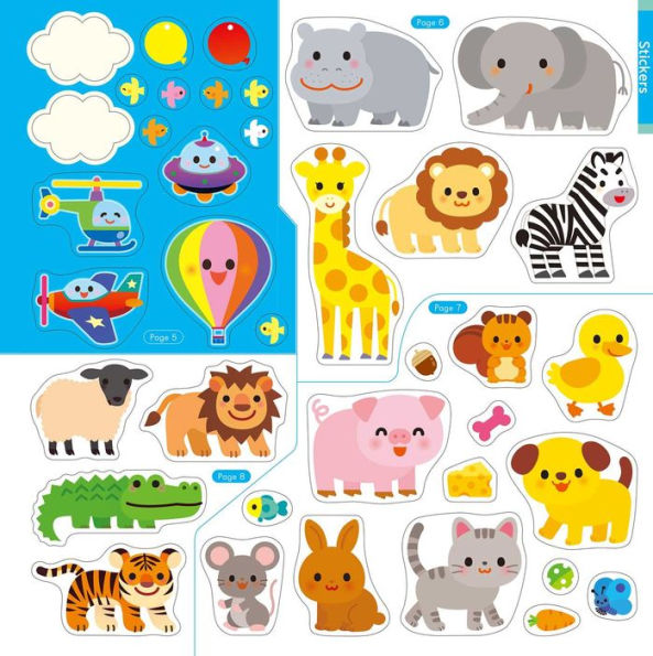 Play Smart 500 Stickers Our Favorite Things: For Ages 2-4