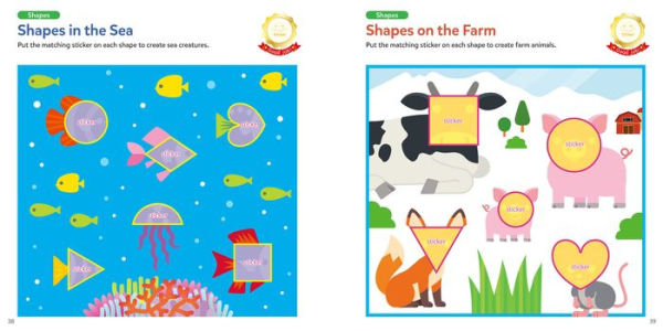 Play Smart 500 Stickers Our Favorite Things: For Ages 2-4