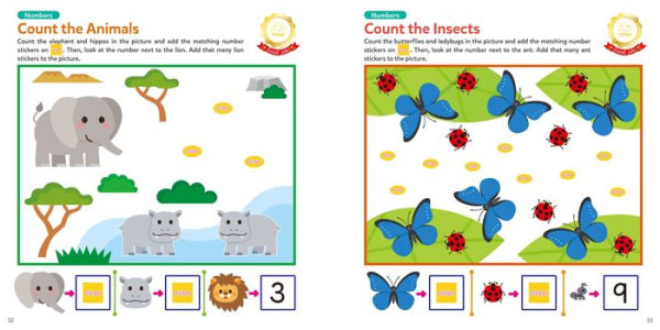 Play Smart 500 Stickers Our Favorite Things: For Ages 2-4