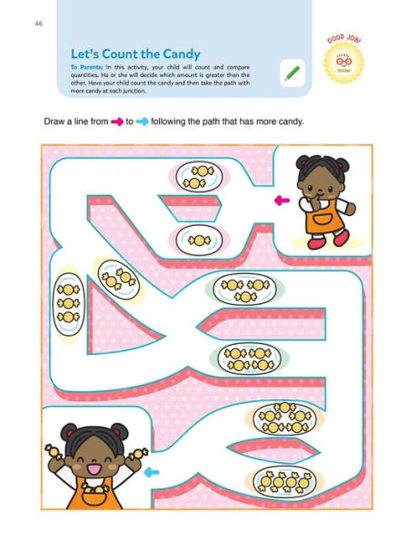 Play Smart Skill Builders Age 3+: Preschool Activity Workbook with Stickers for Toddlers Ages 3, 4, 5: Build Focus and Pen-control Skills: Tracing, Mazes, Matching Games, and More (Full Color Pages)