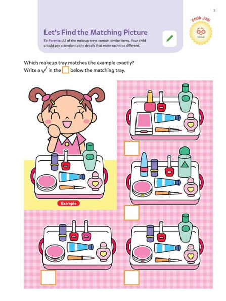 Play Smart Brain Boosters Age 4+: Pre-K Activity Workbook with Stickers for Toddlers Ages 4, 5, 6: Build Focus and Pen-control Skills: Tracing, Mazes, Alphabet, Counting(Full Color Pages)