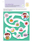 Alternative view 5 of Play Smart Skill Builders Age 4+: Pre-K Activity Workbook with Stickers for Toddlers Ages 4, 5, 6: Build Focus and Pen-control Skills: Tracing, Mazes, Counting(Full Color Pages)