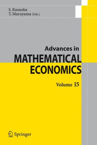 Advances in Mathematical Economics Volume / Edition 1