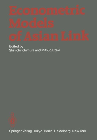 Econometric Models of Asian Link / Edition 1