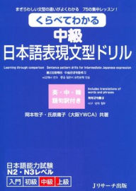 Title: Learning Through Comparison: Sentence Pattern Drills for Elementary Japanese Expression Intermediate (Jlpt N2-N3 Level), Author: Makiko Okamoto