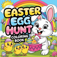 Title: Easter Egg Hunt Coloring Book: Simple Coloring Book for Kids, Large Print Coloring Books, Easter Activity Book for Kids, Author: Laura Bidden