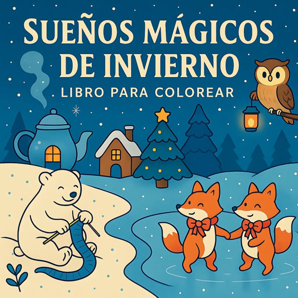 SueÃ¯Â¿Â½os MÃ¯Â¿Â½gicos de Invierno - Libro para Colorear