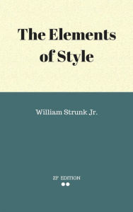 Title: The Elements of Style, Author: William Strunk Jr.