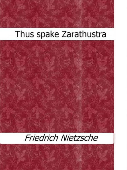 Thus spake Zarathustra