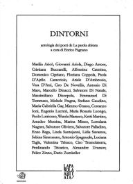 Title: Dintorni, Author: Enrico Fagnano (cura) E Poeti La Parola Abitata