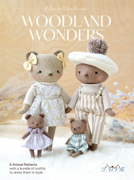 Woodland Wonders: 6 Animal Patterns with a bundle of outfits to dress them in style