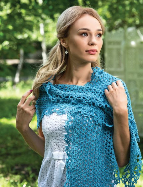 Delicious Crochet Shawls: 21 Stylish Crochet Shawls