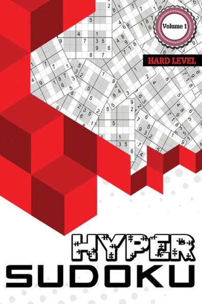 Hyper Sudoku: 300 Hard Level Sudoku, Sudoku Puzzle Books, Books for Adults, Volume 1