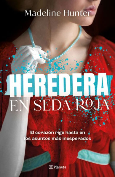 Heredera en seda roja