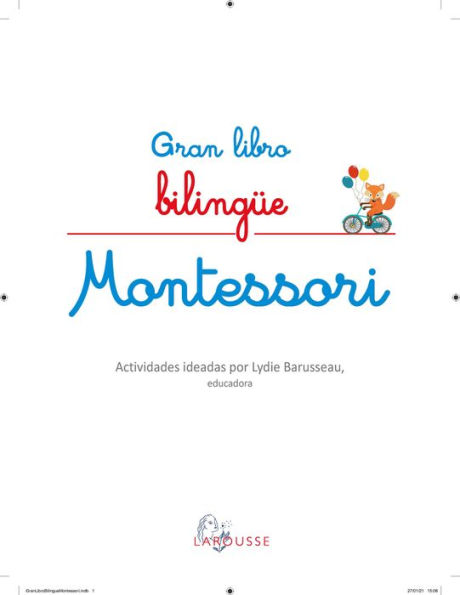 Gran libro bilingüe Montessori (Paperback)