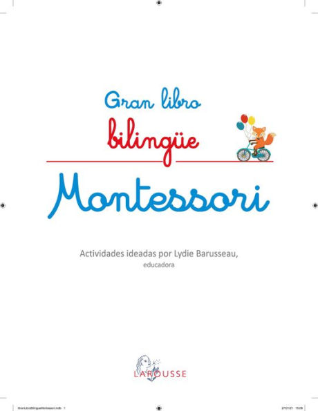 Gran libro bilingï¿½e Montessori by Lydie Barusseau, Paperback