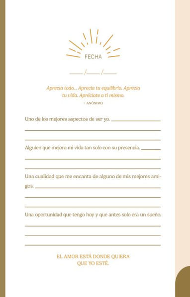 Diario 5 Minutos de gratitud / The 5-Minute Gratitude Journal