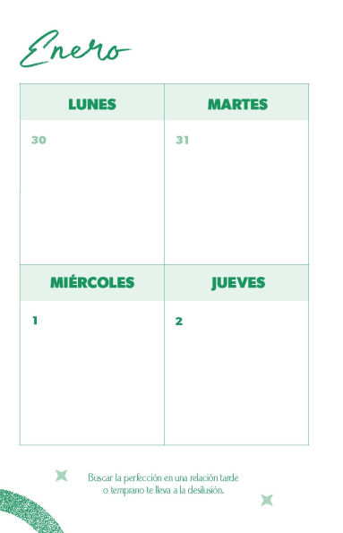 Agenda Por el placer de vivir 2025 / For the Pleasure of Living Planner Journal