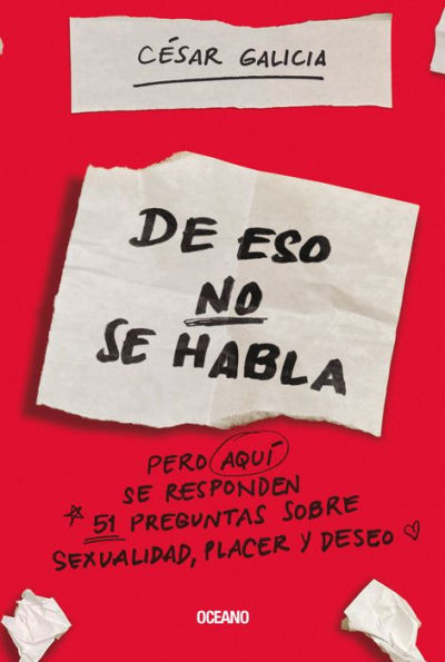 De eso no se habla. pero en este libro se responden 51 preguntas sobre sexualidad, placer y deseo