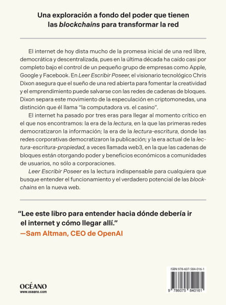 Leer escribir poseer: La nueva era de internet