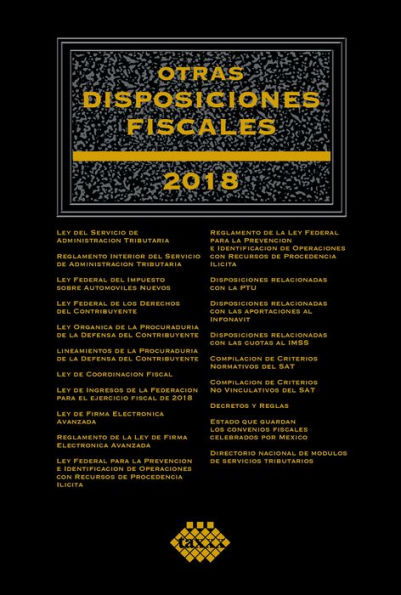 Otras disposiciones fiscales 2018