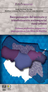 Title: Reorganización del territorio y transformación socioespacial rural-urbana: Sistema productivo, migración y segregación en Los Altos de Morelos, Author: Matthew Lorenzen Lorenzen Martiny