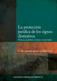 Title: La protección jurídica de los signos distintivos: Marcas, nombres y lemas comerciales, Author: María del Carmen Arana
