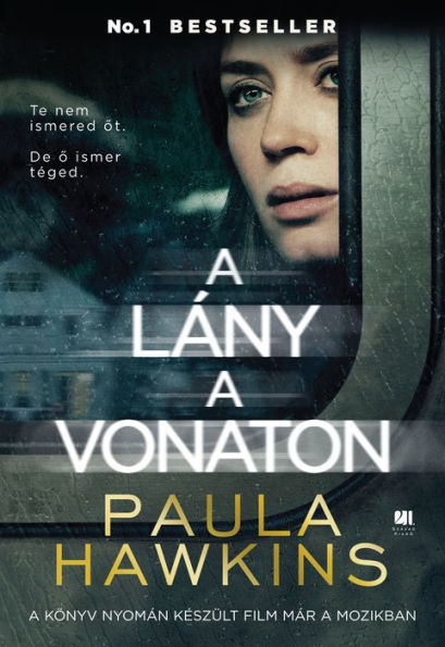 A lány a vonaton - filmes borítóval