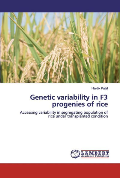 Genetic variability in F3 progenies of rice