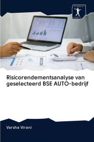 Title: Risicorendementsanalyse van geselecteerd BSE AUTO-bedrijf, Author: Varsha Virani