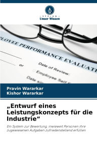 Title: Entwurf eines Leistungskonzepts fÃ¯Â¿Â½r die Industrie, Author: Pravin Wararkar
