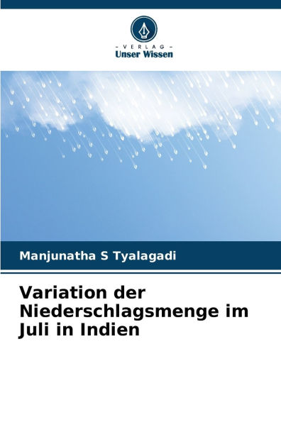 Variation der Niederschlagsmenge im Juli in Indien