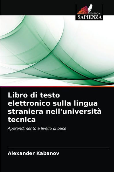Libro di testo elettronico sulla lingua straniera nell'università tecnica