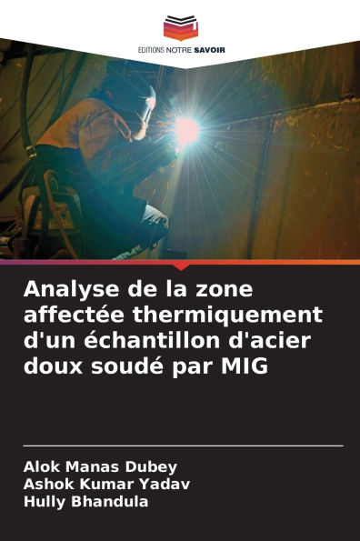 Analyse de la zone affectï¿½e thermiquement d'un ï¿½chantillon d'acier doux soudï¿½ par MIG