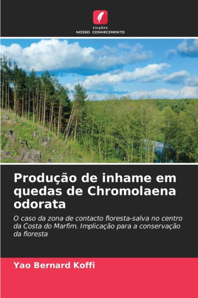 Produção de inhame em quedas de Chromolaena odorata