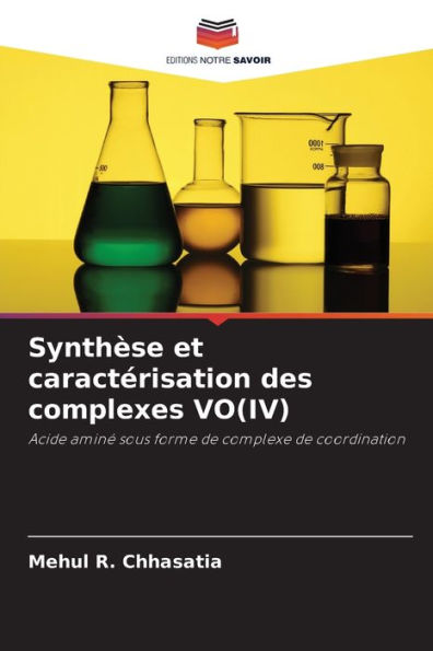 Synthèse et caractérisation des complexes VO(IV)