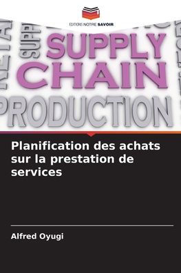 Planification des achats sur la prestation de services