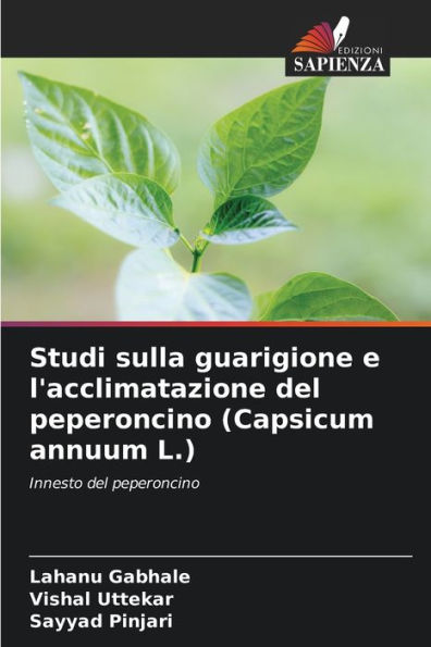 Studi sulla guarigione e l'acclimatazione del peperoncino (Capsicum annuum L.)