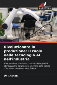 Title: Rivoluzionare la produzione: Il ruolo della tecnologia AI nell'industria, Author: Dr J.Ashok