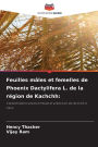 Feuilles mï¿½les et femelles de Phoenix Dactylifera L. de la rï¿½gion de Kachchh