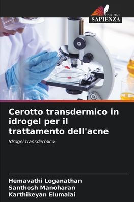 Cerotto transdermico in idrogel per il trattamento dell'acne