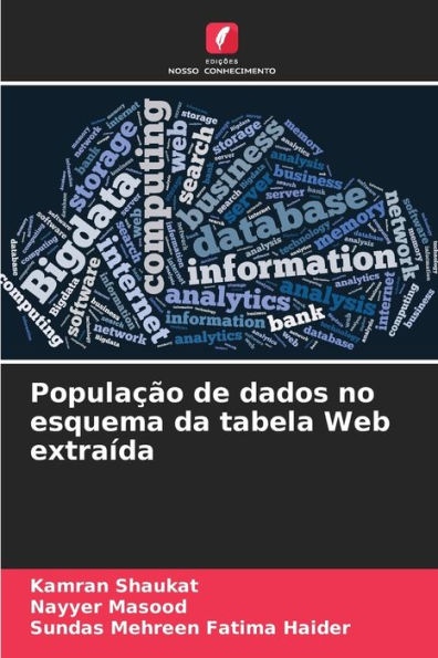 Populaï¿½ï¿½o de dados no esquema da tabela Web extraï¿½da