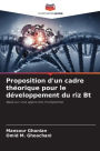 Proposition d'un cadre thï¿½orique pour le dï¿½veloppement du riz Bt