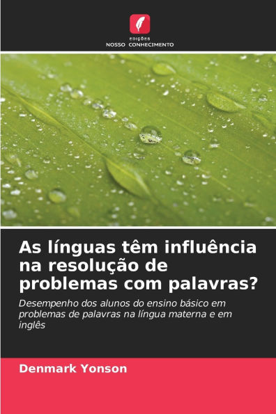 As l�nguas t�m influ�ncia na resolu��o de problemas com palavras?